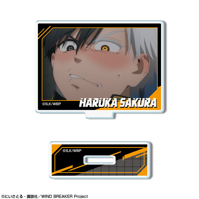 (PO) Wind Breaker Mini Acrylic Stand Design 10 Sakura Haruka J Image_2