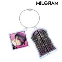 (PO) Milgram Kotoko Deep Cover Jacket Illustration Ver. Twin Wire Big Acrylic Key Chain Image_2