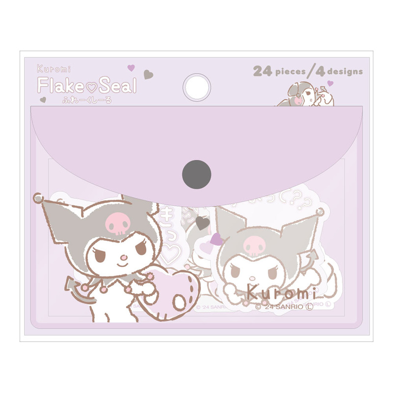 (PO) Sanrio Characters Flake Sticker in Pouch Daisuki / Kuromi Image_3