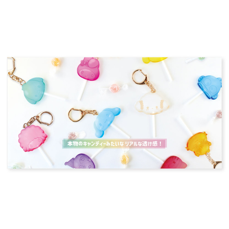 (PO) Sanrio Characters Trading Candy Key Chain Face [BOX] Image_12