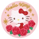 (PO) Sanrio Characters Trading Language of Flowers Embroidery Can Badge [BOX] Image_2