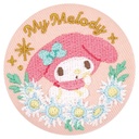 (PO) Sanrio Characters Trading Language of Flowers Embroidery Can Badge [BOX] Image_3