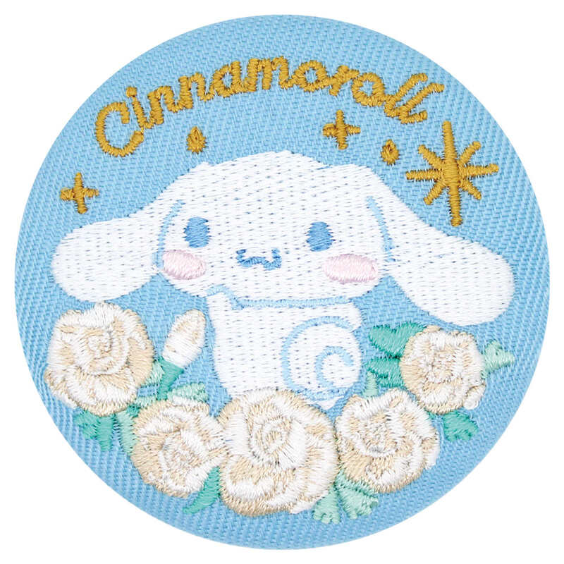 (PO) Sanrio Characters Trading Language of Flowers Embroidery Can Badge [BOX] Image_5