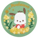 (PO) Sanrio Characters Trading Language of Flowers Embroidery Can Badge [BOX] Image_7