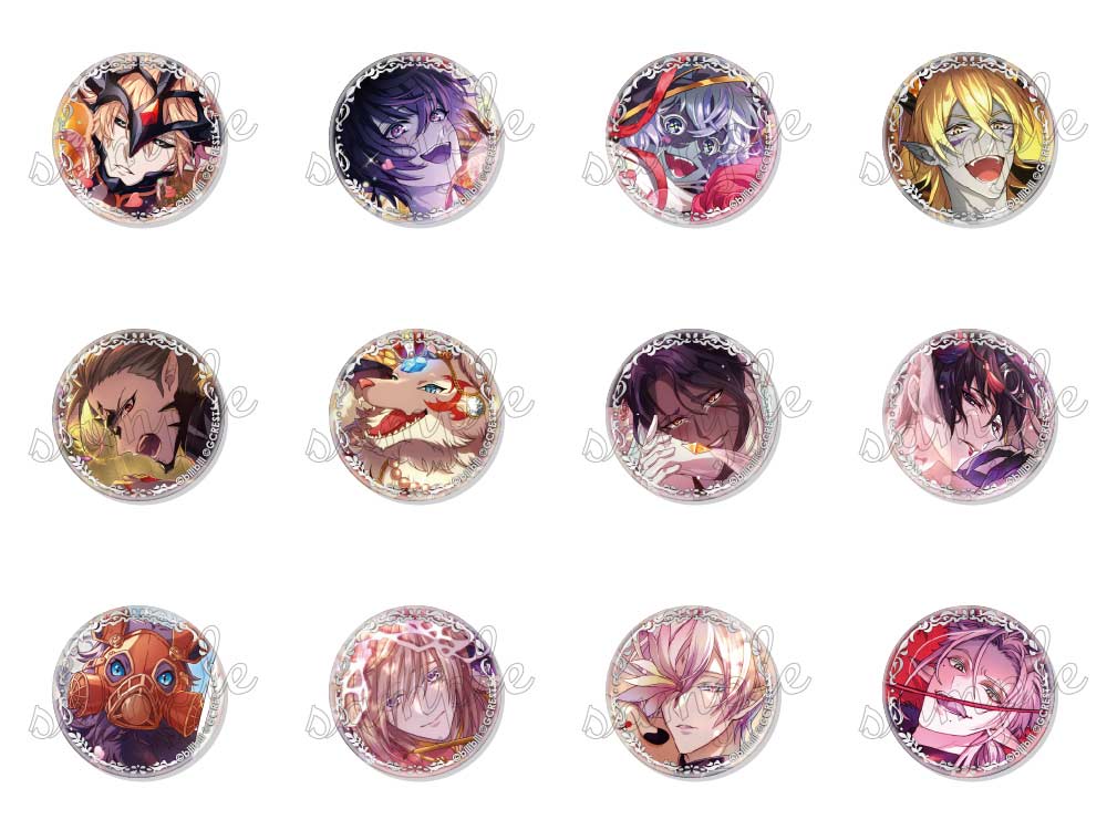 (PO) Dream Meister and the Recollected Black Fairy Trading Gilding Can Badge Vol. 6 [BOX] Image_2