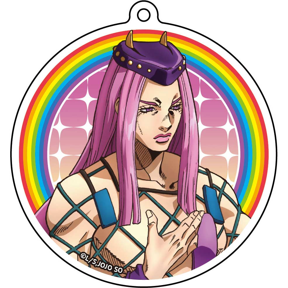 (PO) JoJo's Bizarre Adventure: Stone Ocean Original Illustration Acrylic Key Chain AM 6 Narciso Anasui Image_1