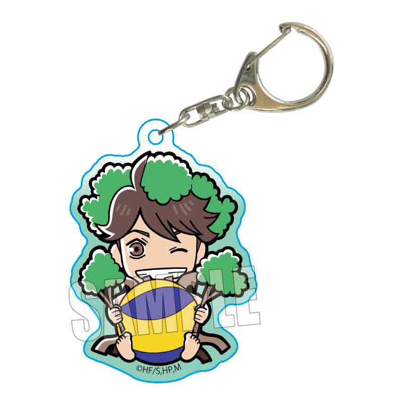 (PO) GyuGyutto Acrylic Key Chain Haikyu!! Oikawa (Forest) Image_1