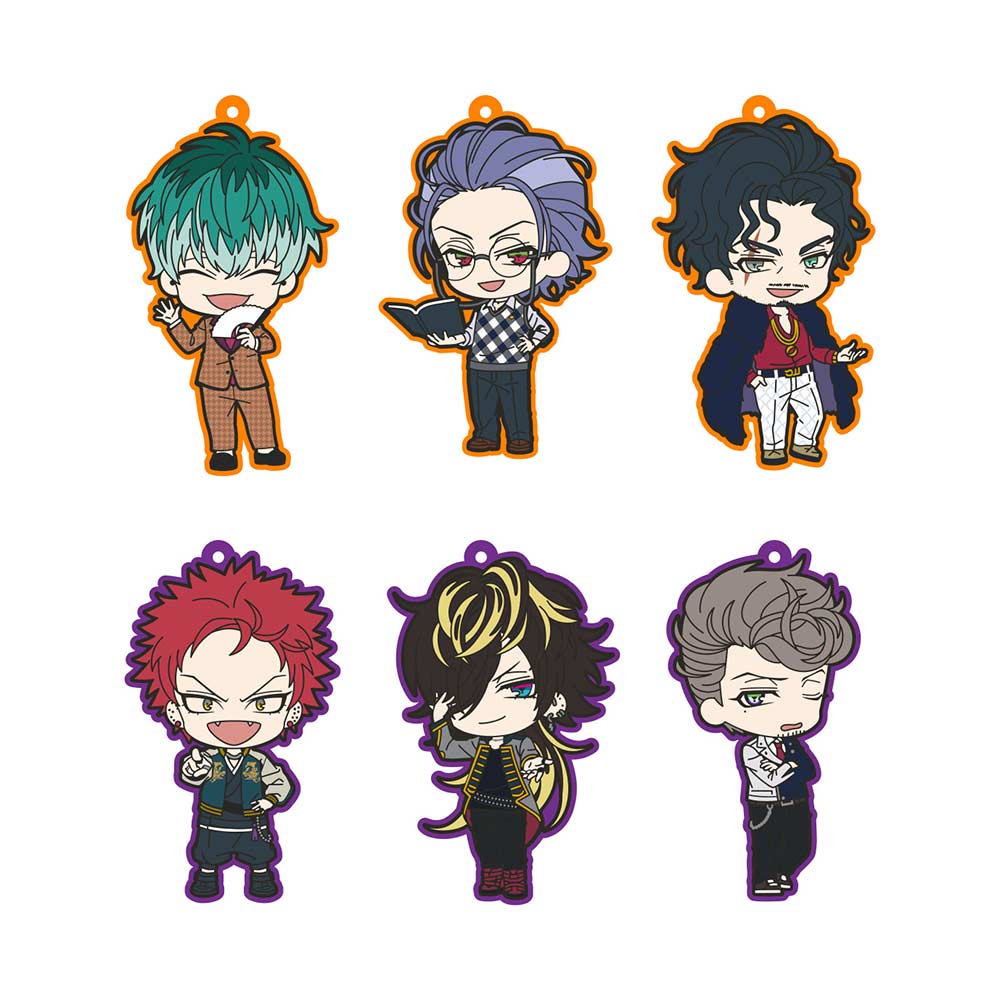 (PO) Hypnosismic Division Rap Battle Rubber Strap Collection Osaka & Nagoya Division Chibi Chara [BOX] Image_1