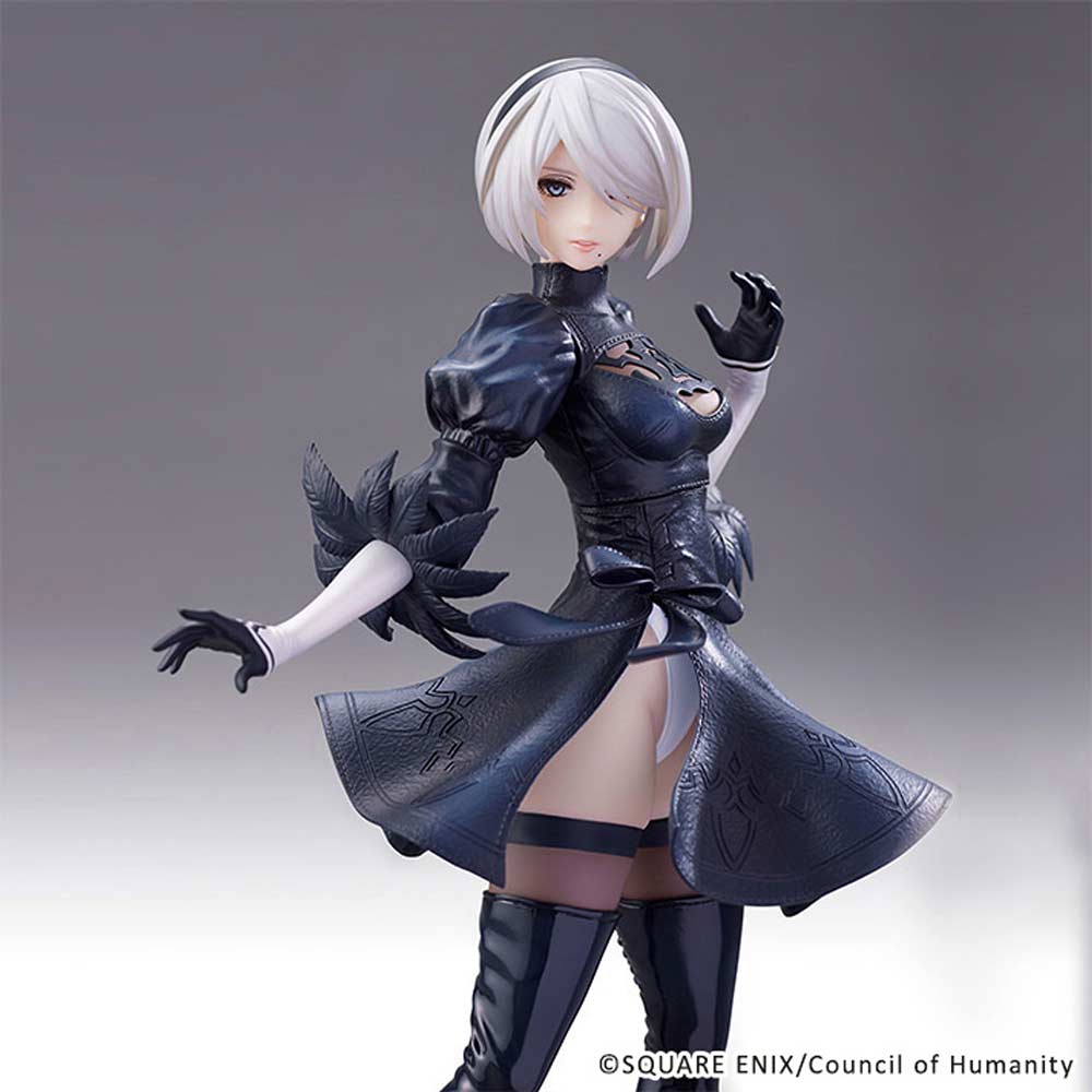 (PO) NieR:Automata ver.1.1A Statuette 2B (YoRHa No. 2 Type B) No Goggle ver. Image_1