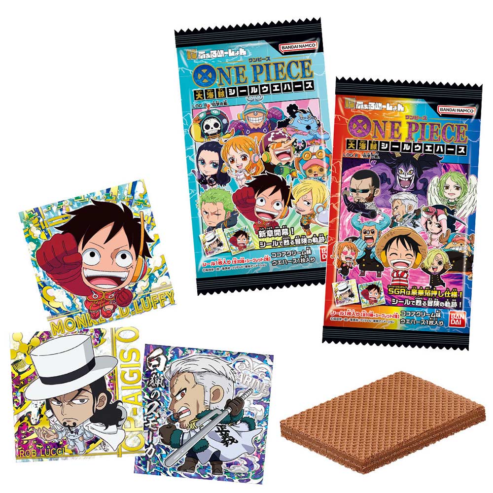 (PO) Nyaformation One Piece Pirates Sticker Wafer Card LOG. 8 [BOX] Image_1