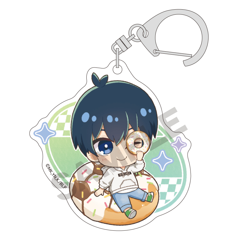 (PO) Blue Lock Trading Acrylic Key Chain Chara Peko Hoodie [BOX] Image_2