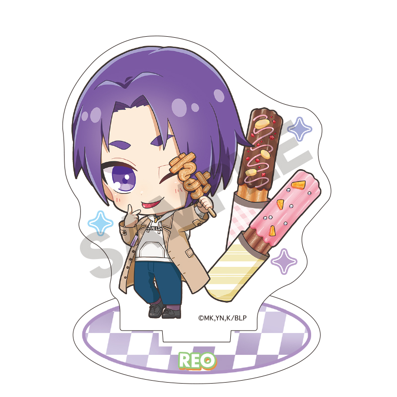 (PO) Blue Lock Acrylic Stand Mikage Reo Chara Peko Hoodie Image_1