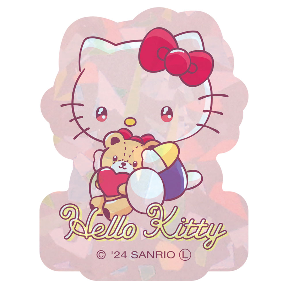 (PO) Sanrio Characters Trading Hologram Clear Sticker Amaenbo Namida [BOX] Image_2