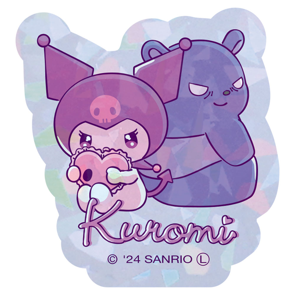 (PO) Sanrio Characters Trading Hologram Clear Sticker Amaenbo Namida [BOX] Image_3