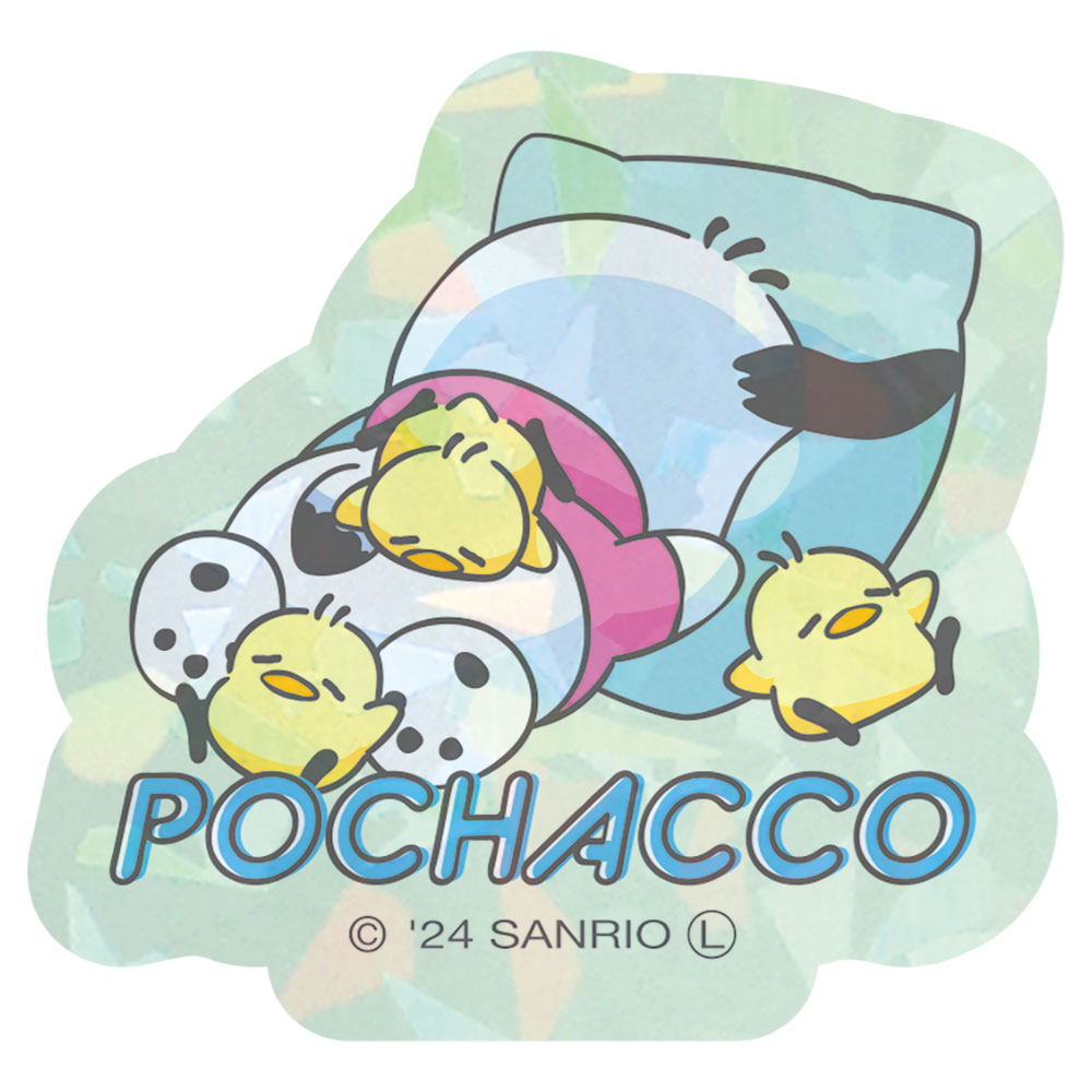 (PO) Sanrio Characters Trading Hologram Clear Sticker Amaenbo Namida [BOX] Image_6