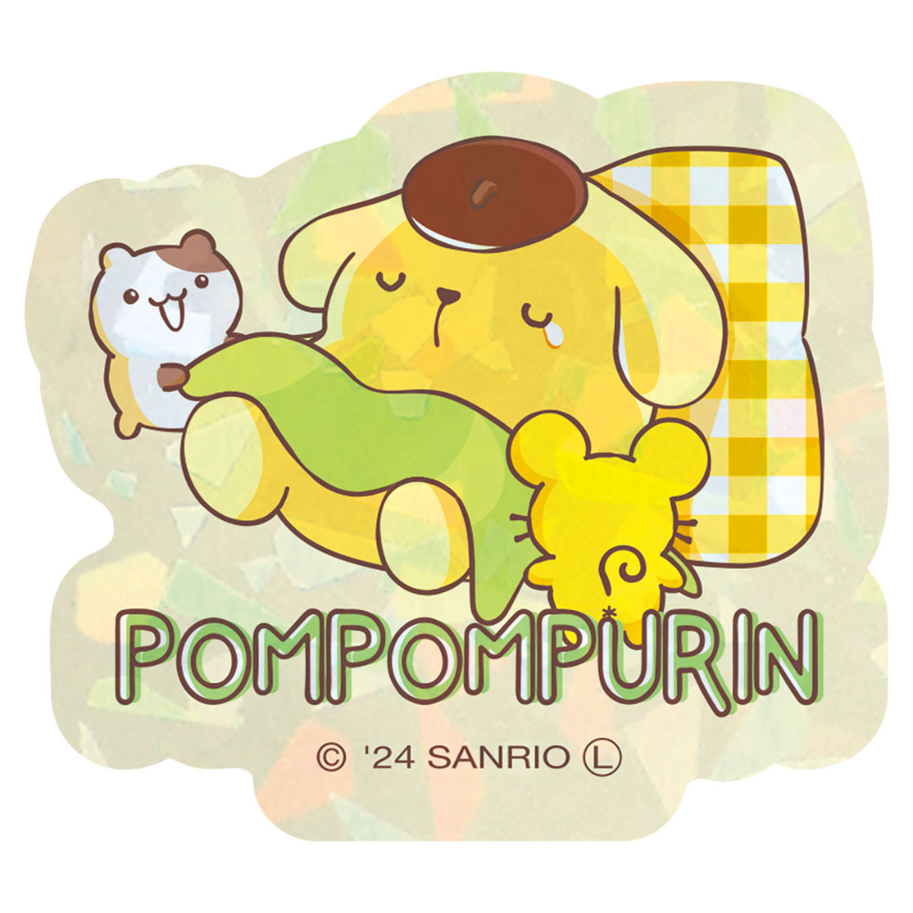 (PO) Sanrio Characters Trading Hologram Clear Sticker Amaenbo Namida [BOX] Image_7