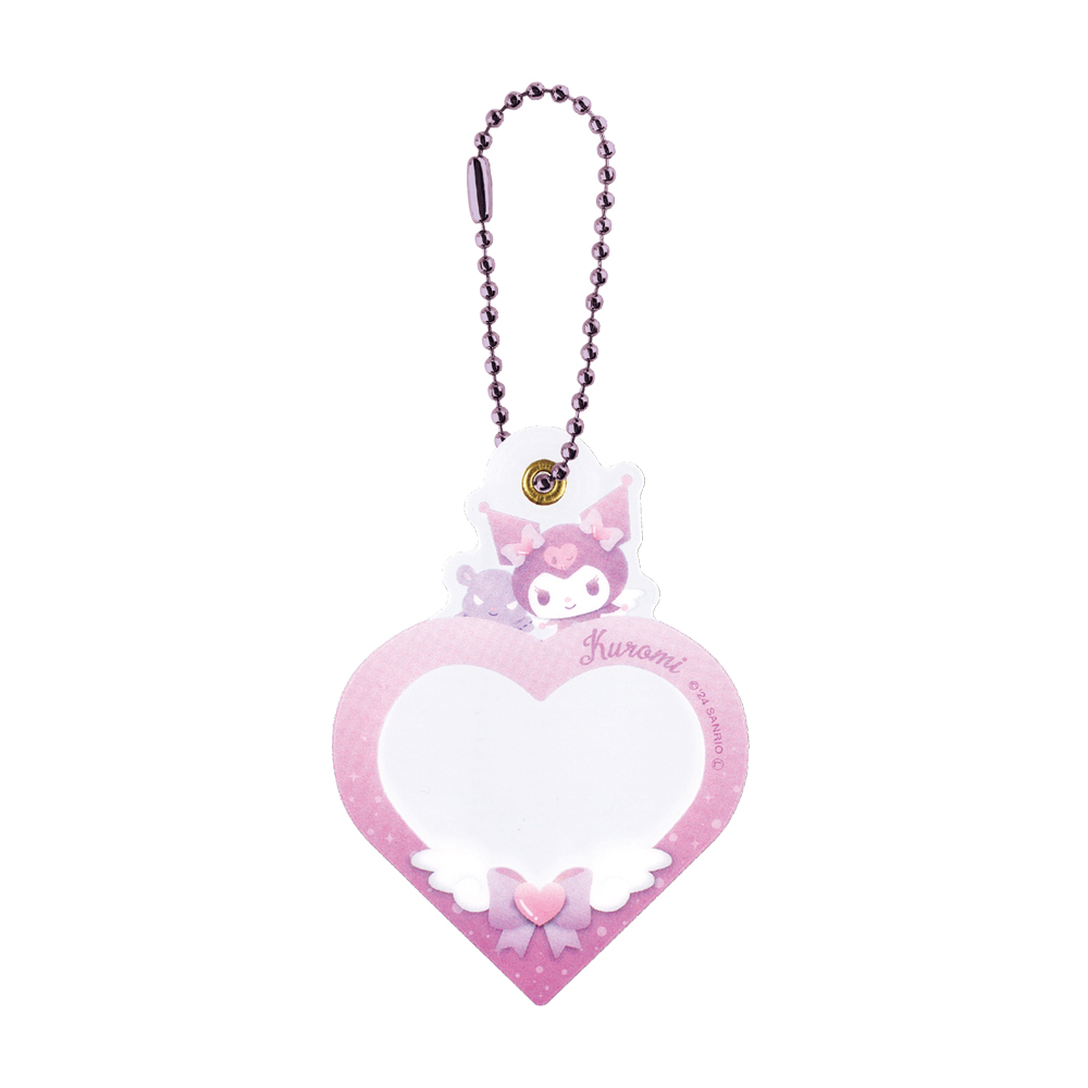(PO) Sanrio Characters Twinkle Piece Photo Key Chain Kuromi Image_1