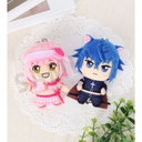 (PO) Shugo Chara! Chokonto! Plush Mascot Set Amulet Heart & Black Lynx Image_6