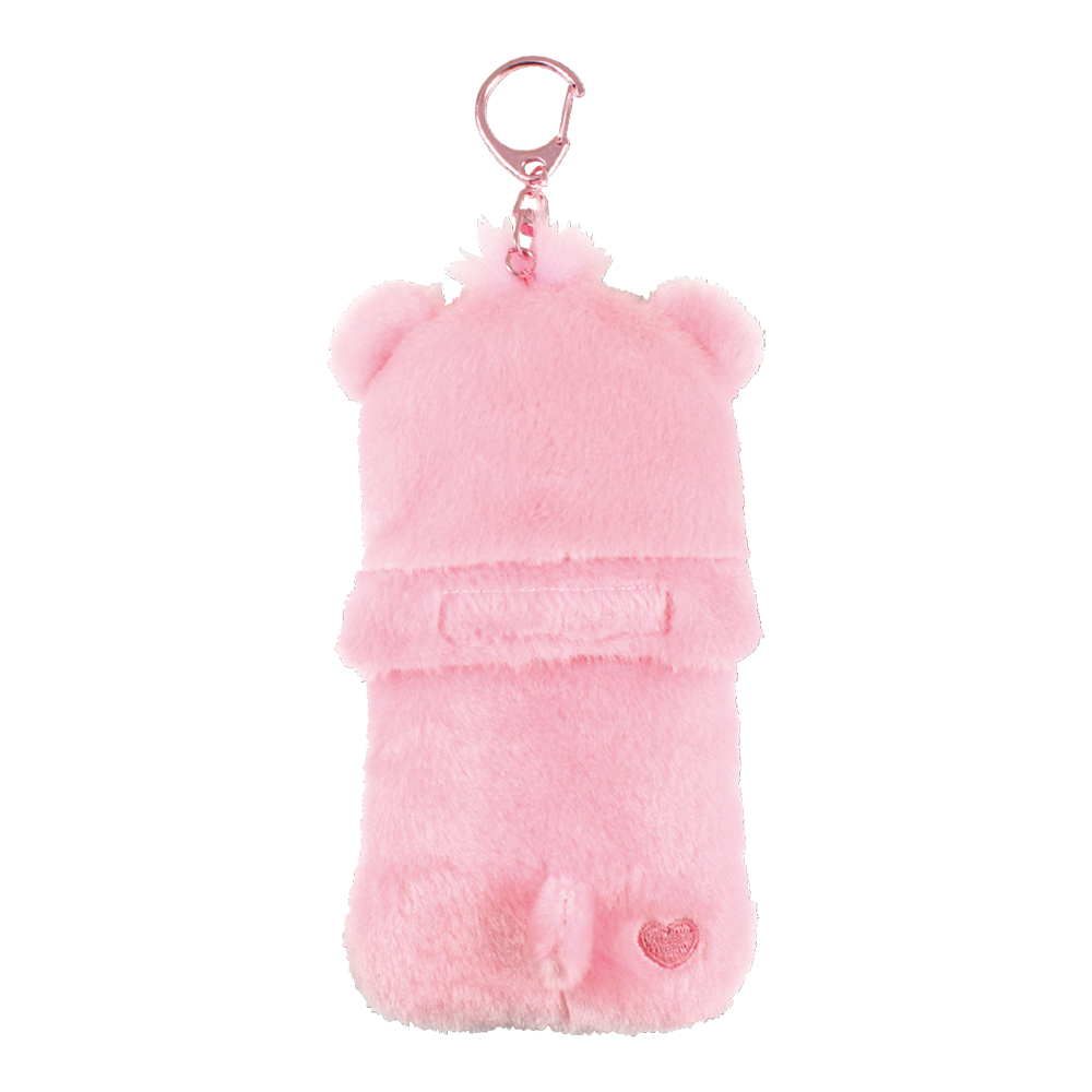 (PO) Care Bears (TM) Plush Photo Key Chain Love-A-Lot Bear Image_2