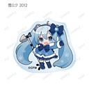 (PO) SNOW MIKU 2024 Trading Snow Miku Art by Binchou Maguro Acrylic Sticker [BOX] Image_5