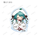 (PO) SNOW MIKU 2024 Trading Snow Miku Art by Binchou Maguro Acrylic Sticker [BOX] Image_6