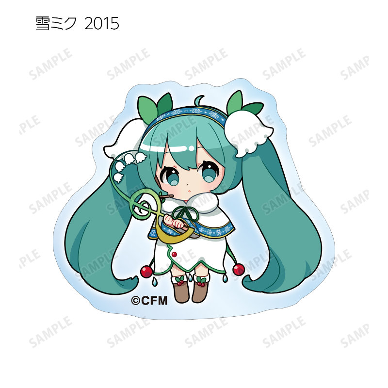 (PO) SNOW MIKU 2024 Trading Snow Miku Art by Binchou Maguro Acrylic Sticker [BOX] Image_8