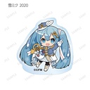 (PO) SNOW MIKU 2024 Trading Snow Miku Art by Binchou Maguro Acrylic Sticker [BOX] Image_13