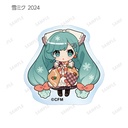 (PO) SNOW MIKU 2024 Trading Snow Miku Art by Binchou Maguro Acrylic Sticker [BOX] Image_17