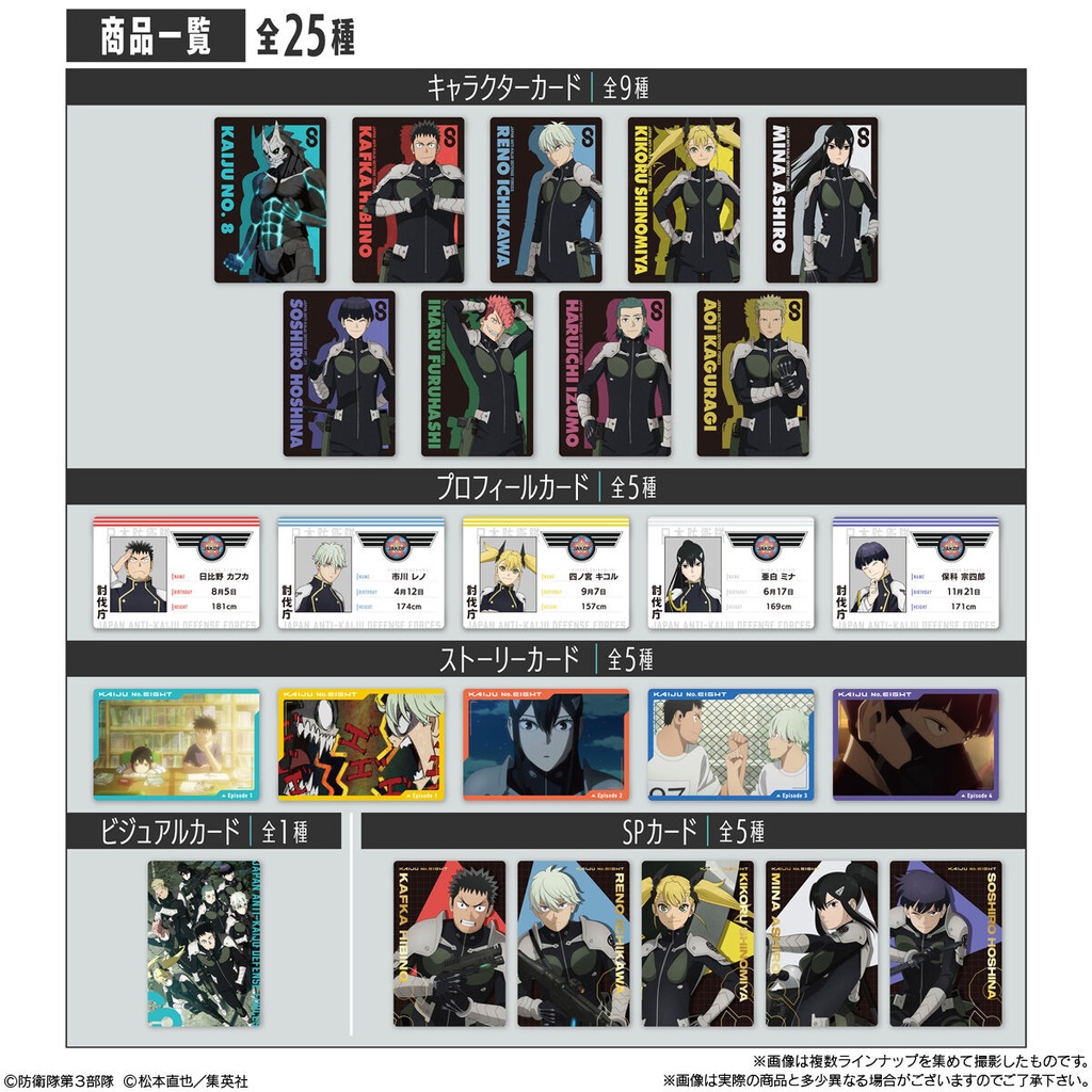 (PO) Kaiju No.8 Wafer Card [BOX] Image_8