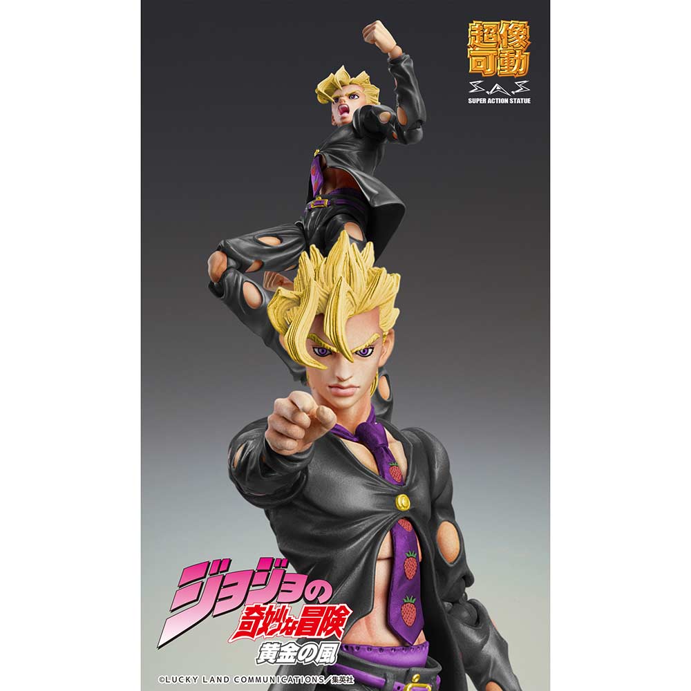 (PO) Super Action Statue JoJo's Bizarre Adventure Part V - Pannacotta Fugo Ver. Black Image_6
