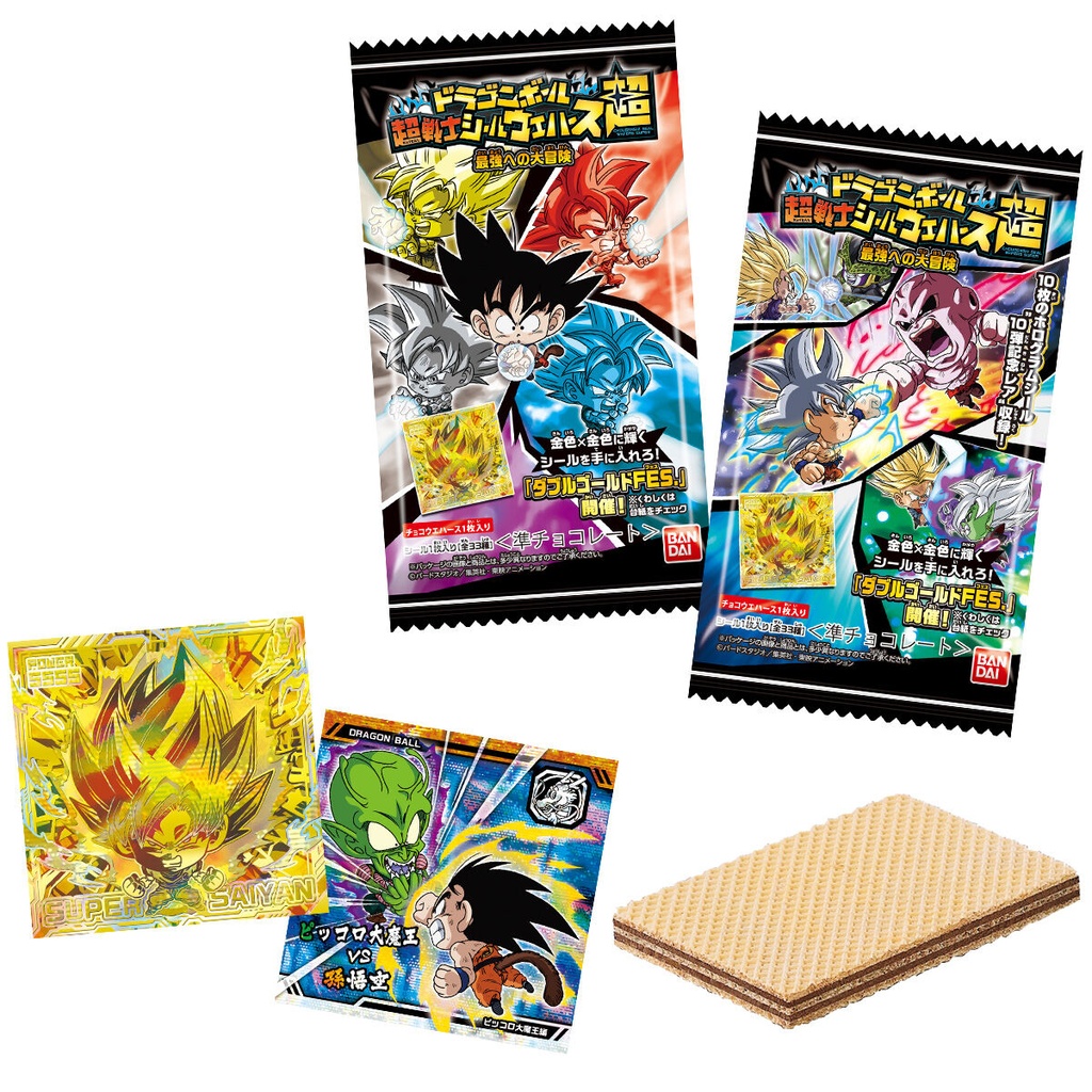 (PO) Dragonball Chosenshi Sticker Wafer Super 10 Great Adventure [BOX] Image_1