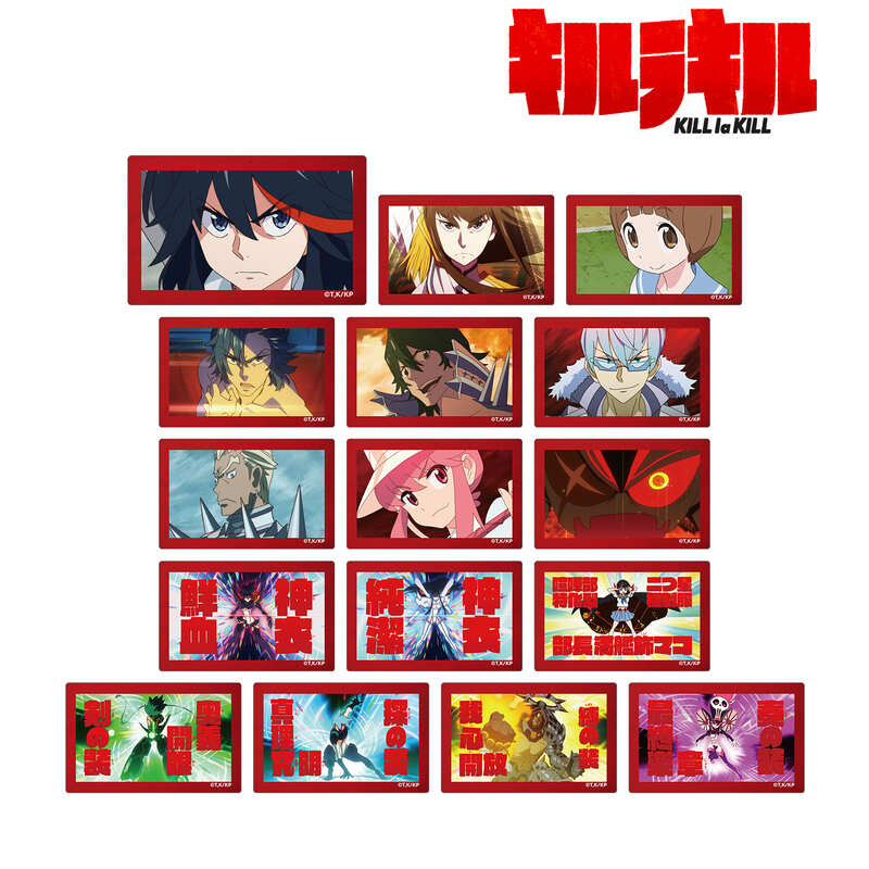 (PO) Kill la Kill Trading Scenes Card Sticker [BOX] Image_2