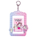 (PO) Peko-chan Photo Frame Key Chain Purple x Pink Image_1