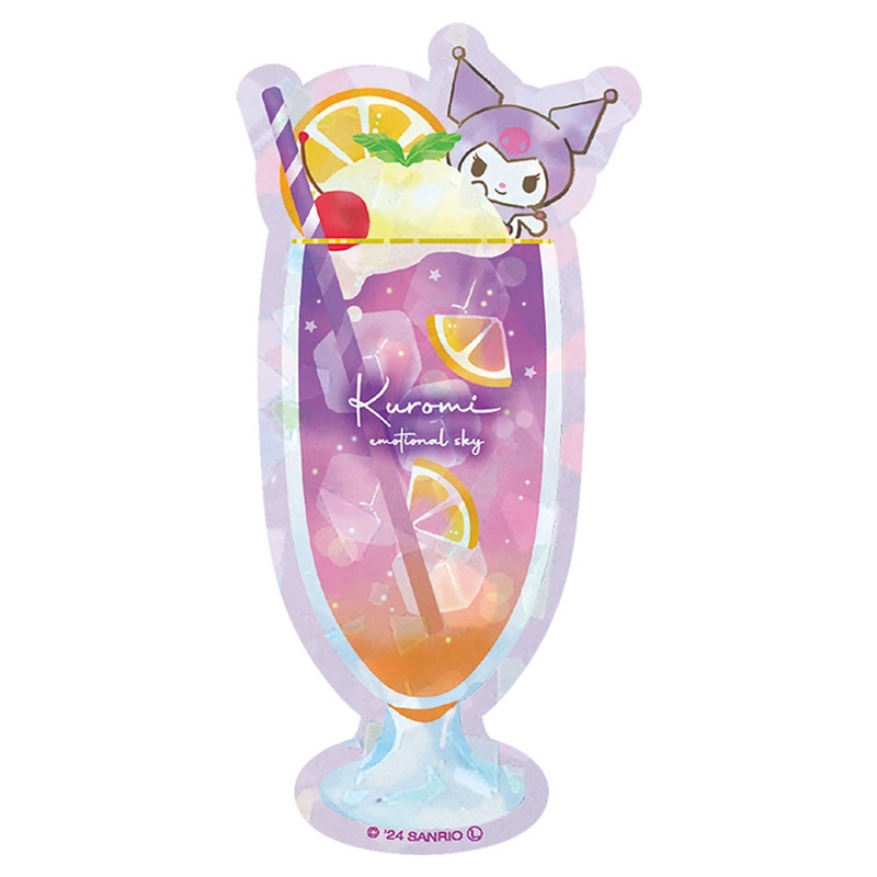 (PO) Sanrio Characters Secret Hologram Sticker Emotional Sky Drink [BOX] Image_3