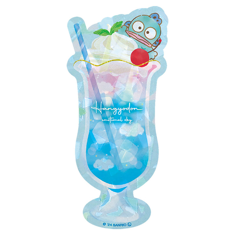 (PO) Sanrio Characters Secret Hologram Sticker Emotional Sky Drink [BOX] Image_4