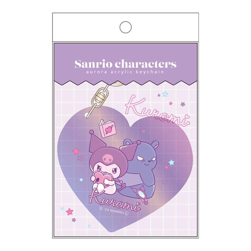 (PO) Sanrio Characters Aurora Acrylic Key Chain Amaenbo Namida Kuromi Image_2