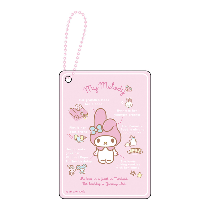(PO) Sanrio Characters Secret Clear Card Key Chain Profile [BOX] Image_2