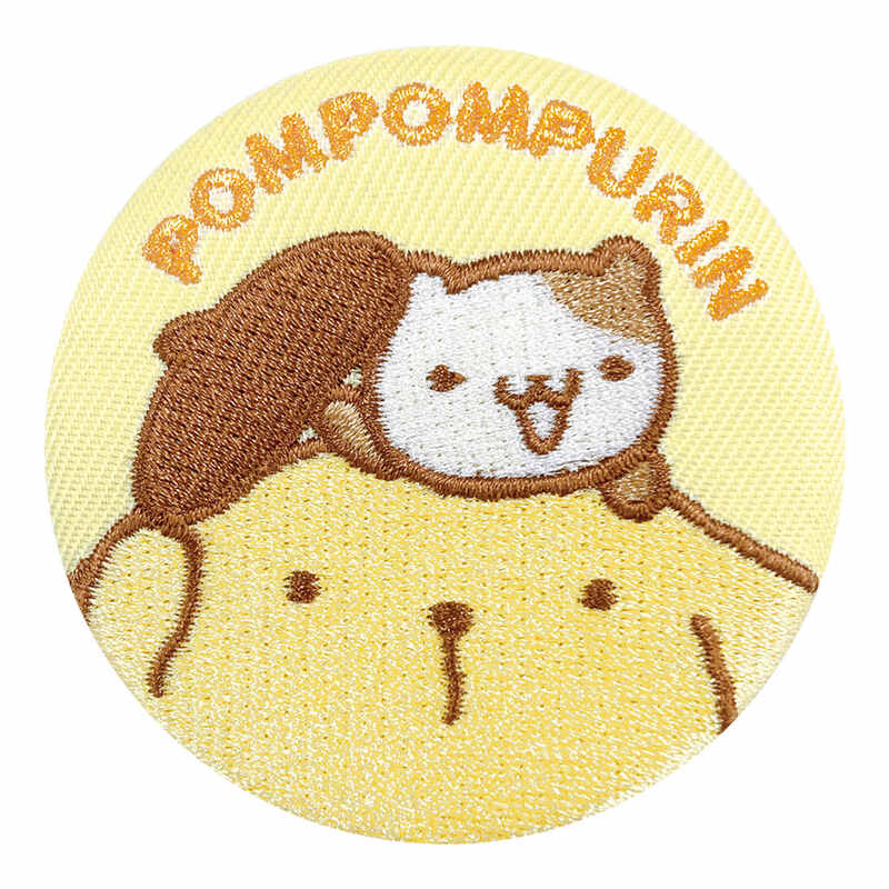 (PO) Sanrio Characters Trading Embroidery Can Badge Friends [BOX] Image_4