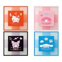 (PO) Sanrio Characters Clear Square Coaster [BOX] Image_2