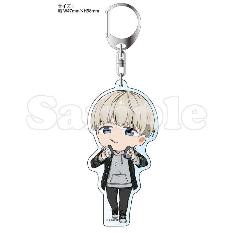 (PO) Wind Breaker Original Illustration Acrylic Key Chain Kaji Ren Image_1