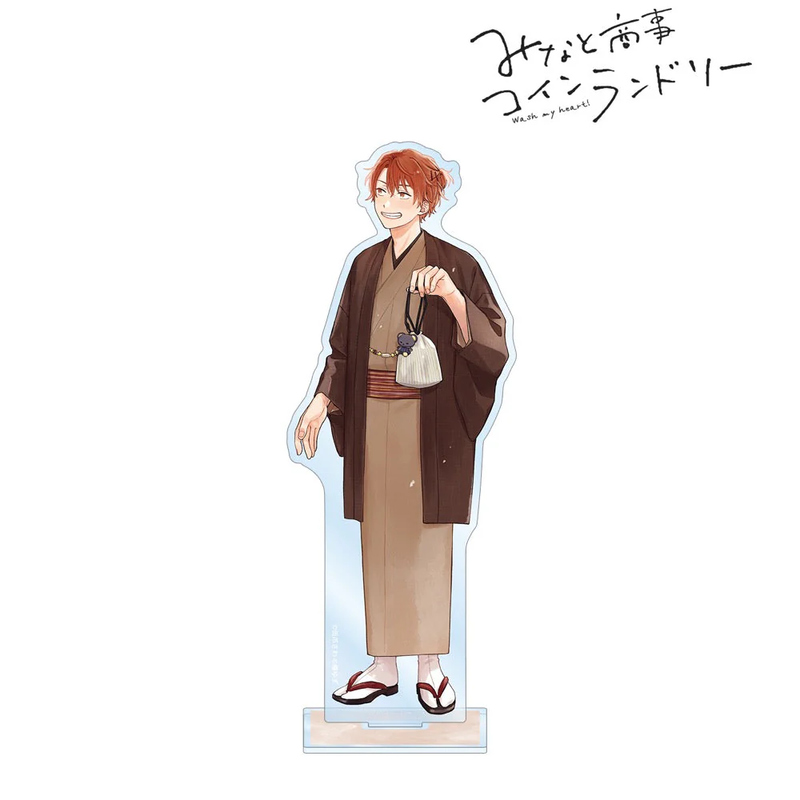 (PO) Minato's Laundromat Sawa Kanzume Original Illustration Minato Akira Kimono Ver. Big Acrylic Stand Image_2