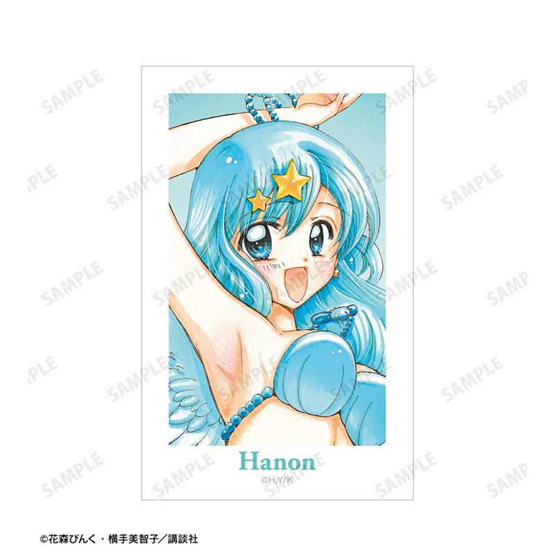(PO) Mermaid Melody Pichi Pichi Pitch Pink Hanamori Original Illustration Hane wo Matotta Mermaid Ver. Instant Camera Style Illustration Card 6 Set Image_4