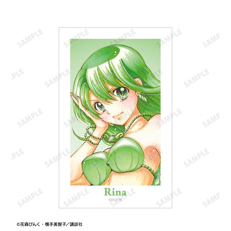 (PO) Mermaid Melody Pichi Pichi Pitch Pink Hanamori Original Illustration Hane wo Matotta Mermaid Ver. Instant Camera Style Illustration Card 6 Set Image_5