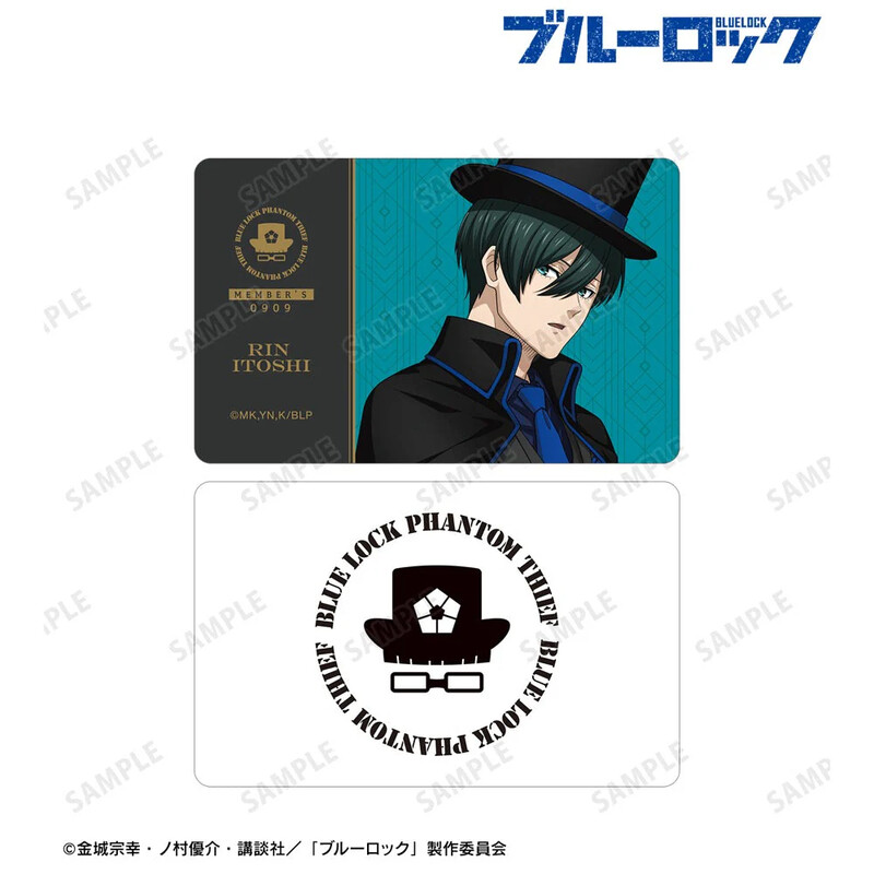 (PO) Blue Lock Original Illustration Itoshi Rin Phantom Thieves Ver. Members ID Style Card Image_2