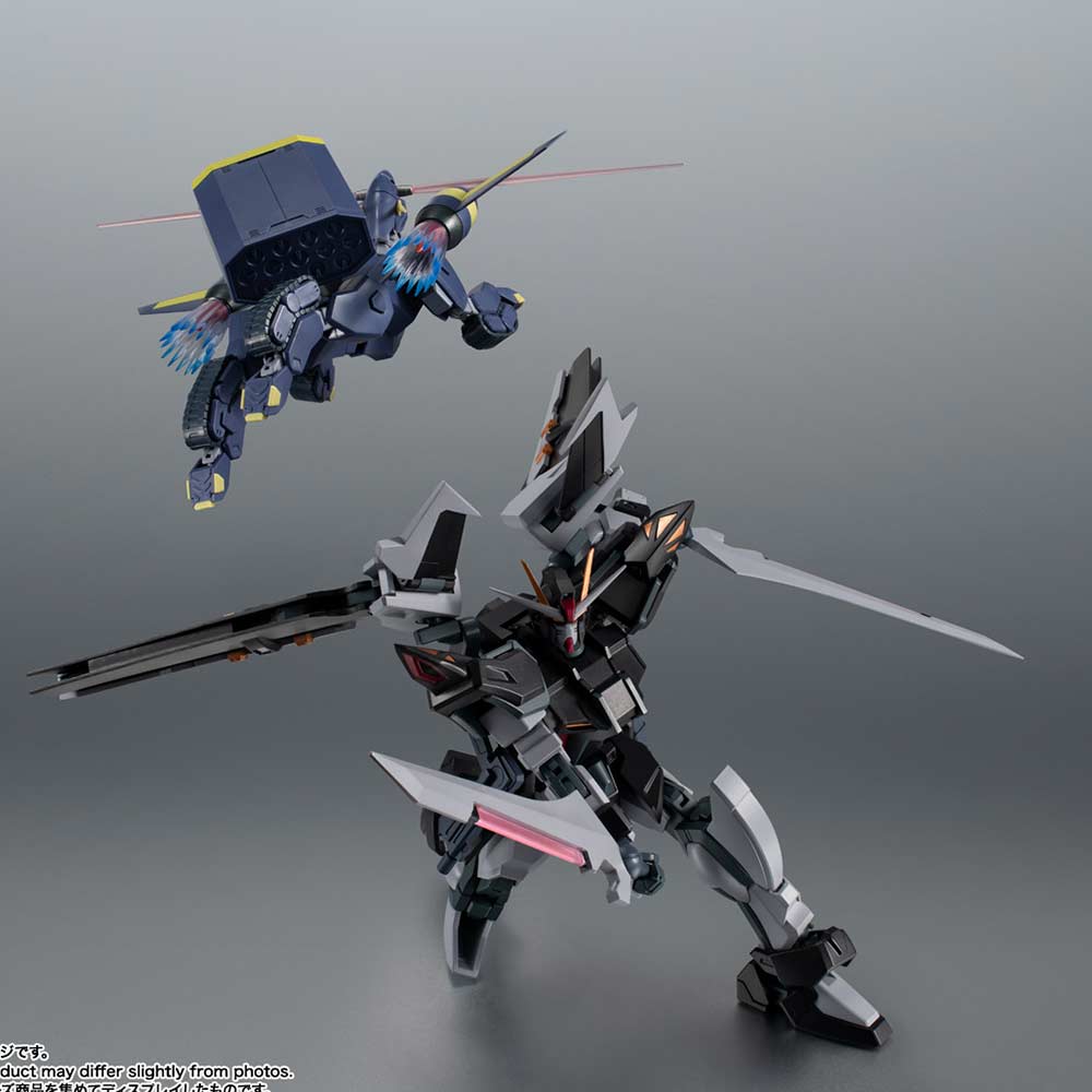 (PO) Robot Spirits <SIDE MS> Gundam SEED C.E. 73: Stargazer GAT-X105E + AQM / E-X09S Strike Noir Gundam Ver. A.N.I.M.E. Image_4
