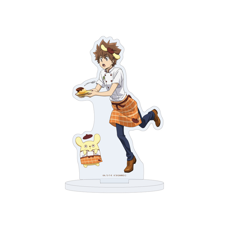 (PO) Acrylic Stand Reborn! x SANRIO CHARACTERS 19 Sawada Tsunayoshi x Pom Pom Purin (Collaboration Illustration) Image_1