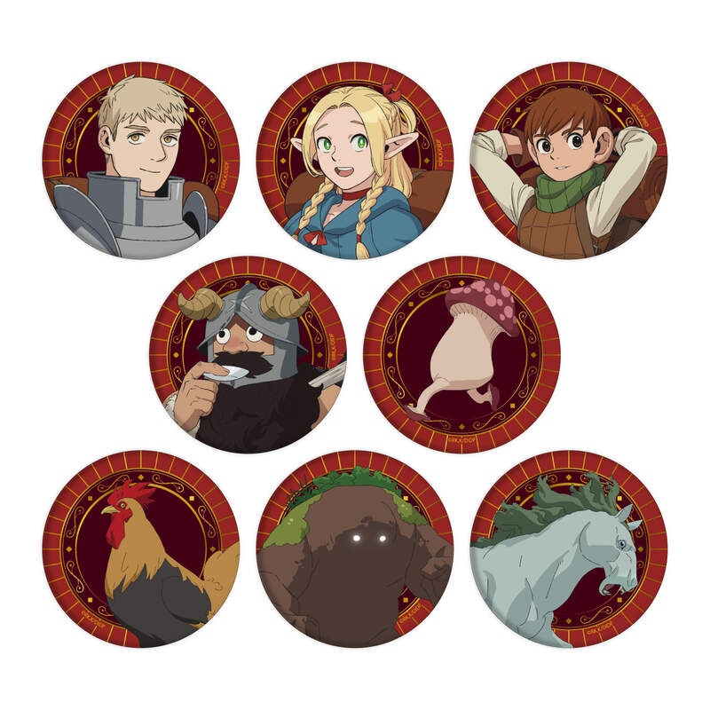 (PO) Hologram Can Badge (57mm) Delicious in Dungeon 01 Official Illustration [BOX] Image_1