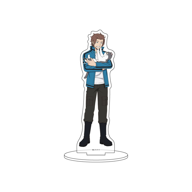 (PO) Acrylic Stand World Trigger 90 Jin Yuichi Cat Ver. Vol. 4 (Original Illustration) Image_1