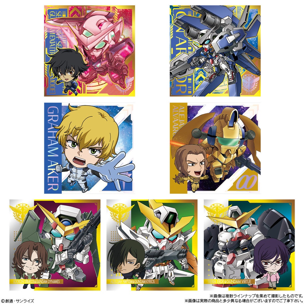(PO) Nyaformation Gundam Series Sticker Wafer Card Vol. 2 -Flash of Light- [BOX] Image_5