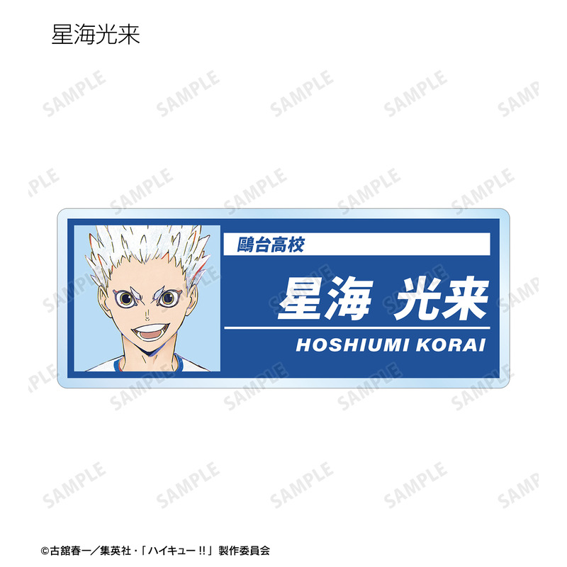 (PO) Haikyu!! Trading Ani-Art Vol. 6 Acrylic Name Plate [BOX] Image_13